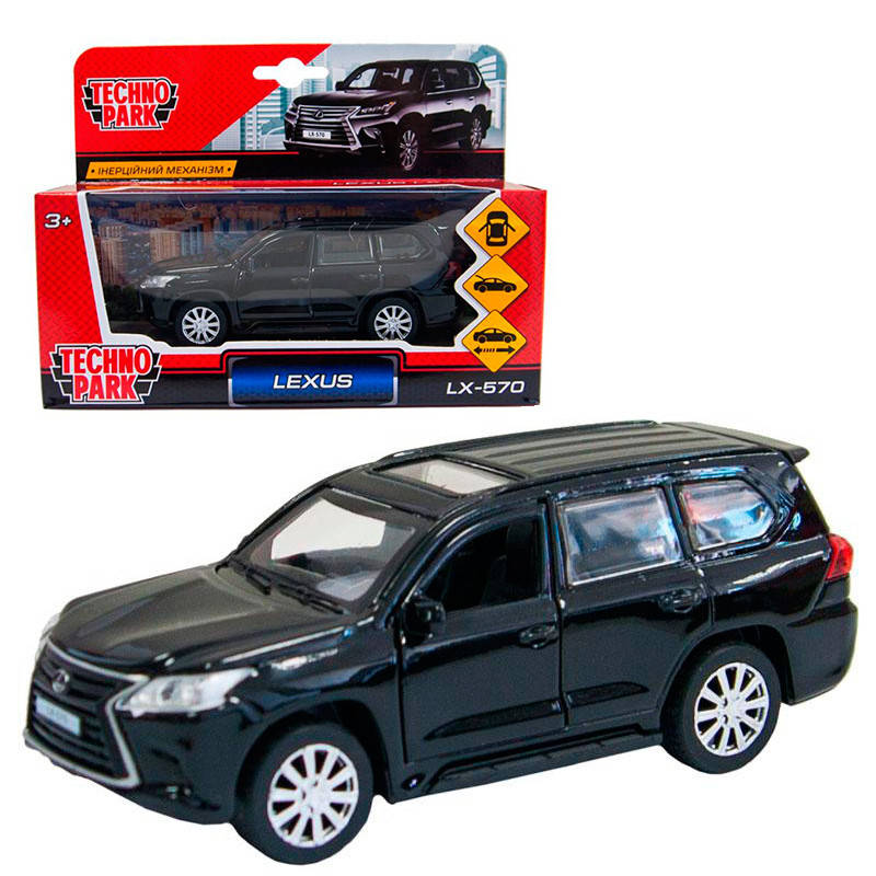 

Машинка металлическая Lexus LX-570 Технопарк, Черный