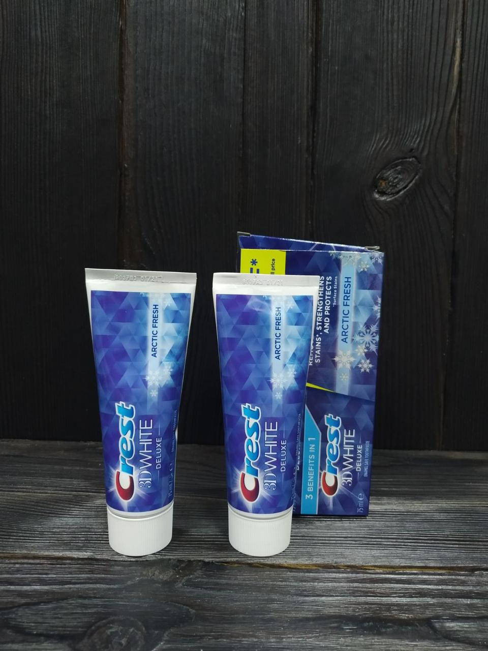 

Зубная паста Crest 3D White Arctic Fresh 2 * 75 г ( срок до 01,2021г)
