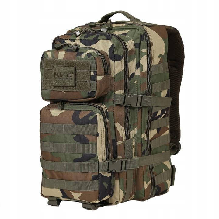 

Большой рюкзак Mil-Tec Assault Woodland 36 л, Камуфляж