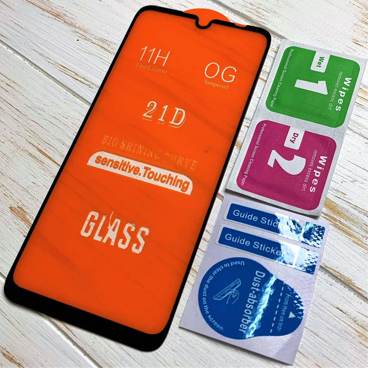 

Защитное стекло для Xiaomi Redmi Note 7 21D чёрное, Прозрачный
