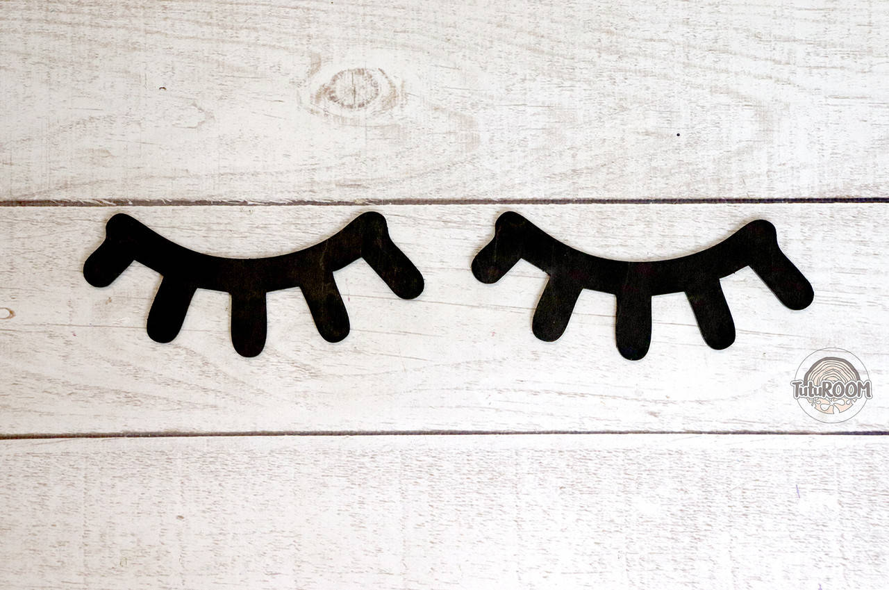 

Декор с детскую, деревянные реснички, деревянные ресницы,деревянный декор, 55грн/пара