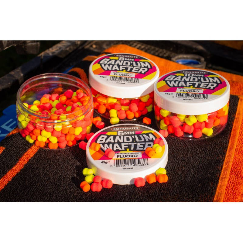 

Бойлы Sonubaits BandUm Wafters Fluoro 6 / 8 / 10mm