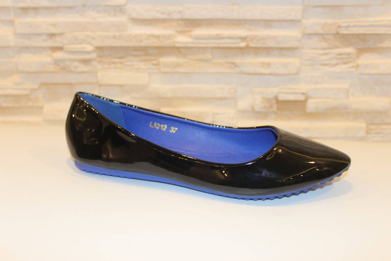 

Туфли балетки женские черные Т1168 39