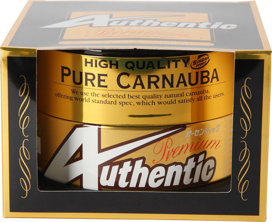 

Полироль Soft99 Authentic Ultra Premium — натуральный воск карнауба, 83%, Белый