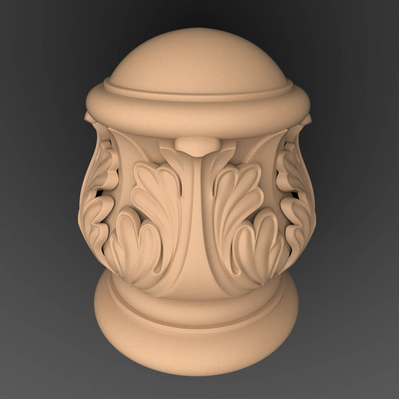 

Резной декор. Шишка. 110x90x90. LS-002