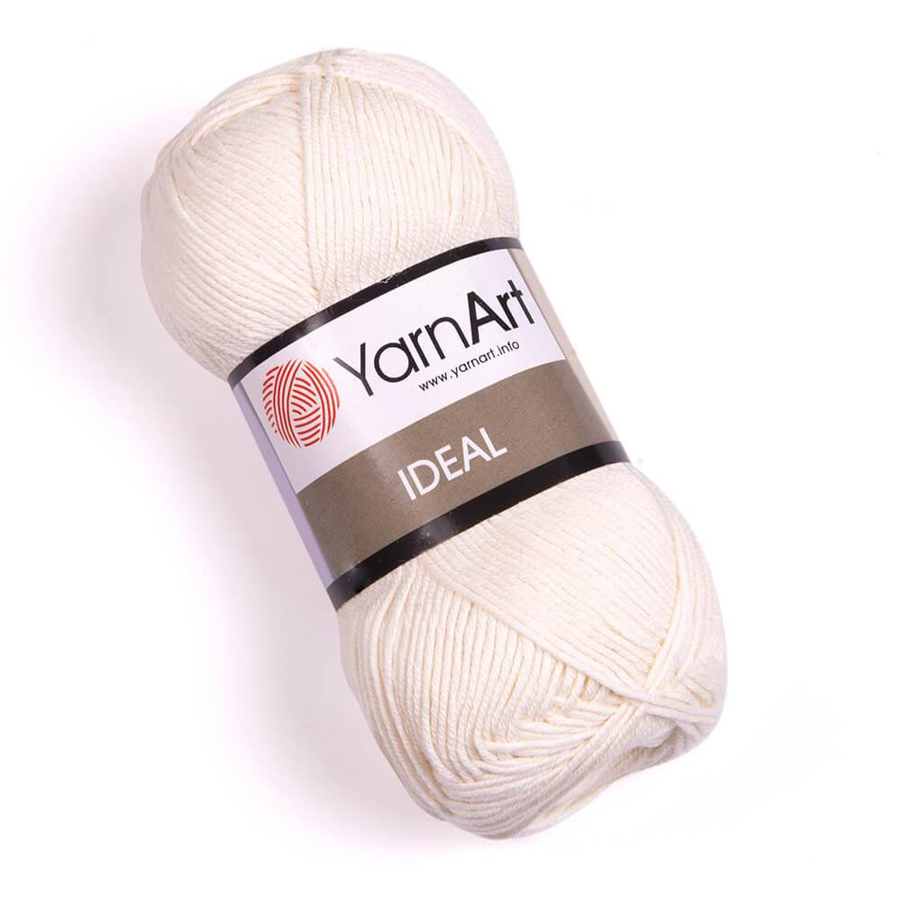 

YarnArt Ideal (Ярн Арт Идеал) № 222 молочный (Пряжа хлопок, нитки для вязания)