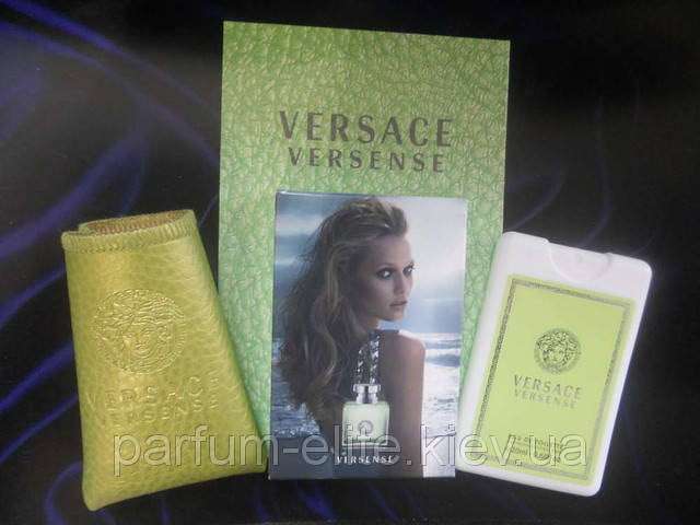 

Женский мини-парфюм в кожаном чехле Versace Versense 20ml