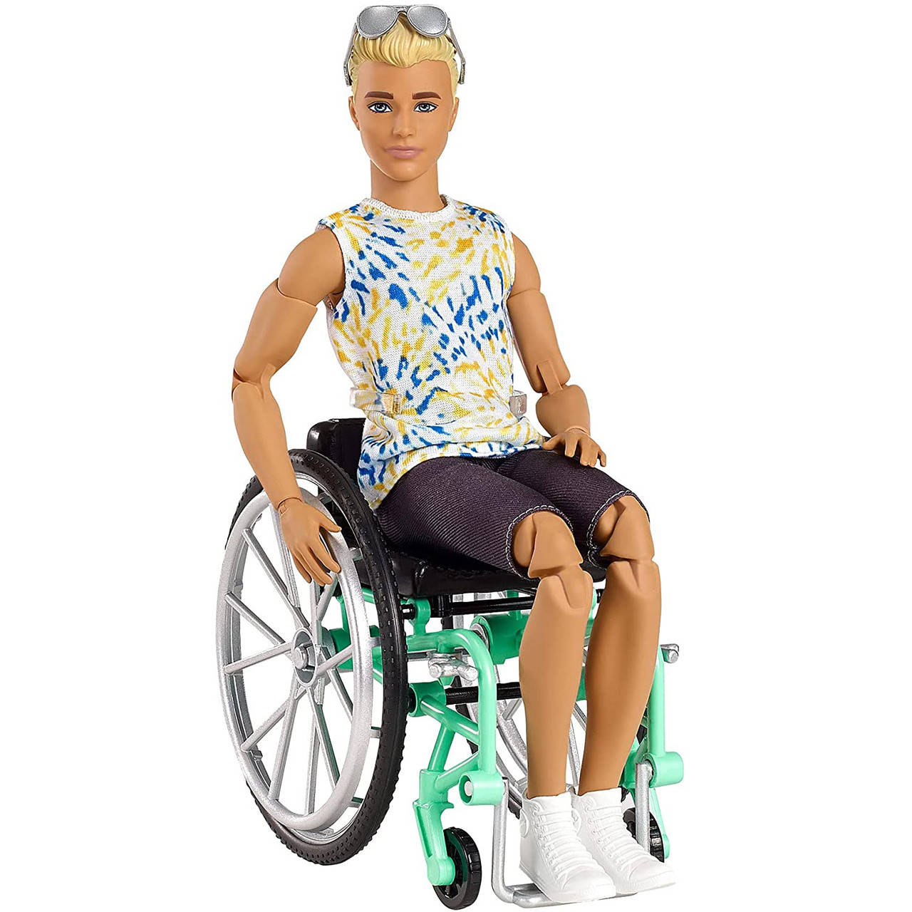 

Кукла Барби Кен шарнирный в кресле коляске Barbie GWX93
