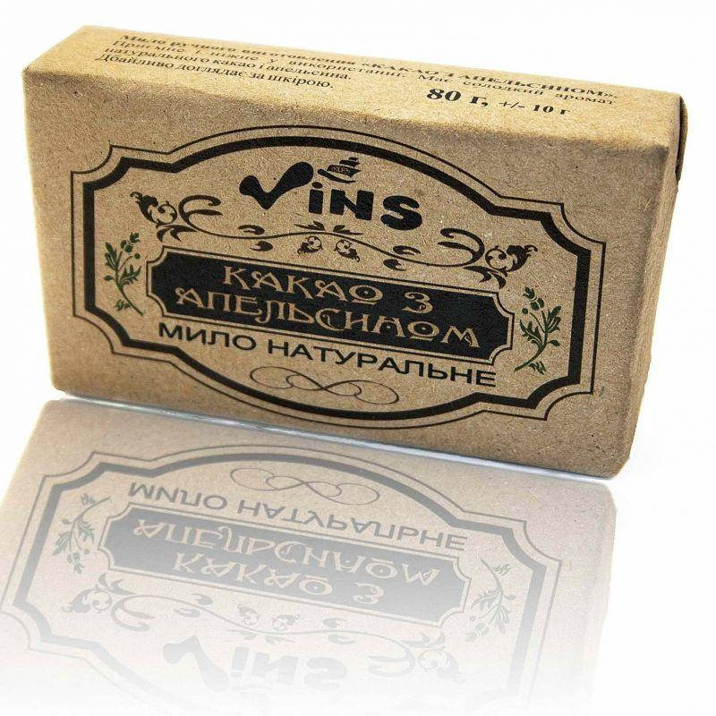 

Мыло натуральное Какао с апельсином, 80 г