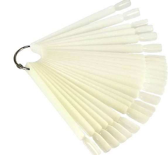 

Палитра веерная на кольце для гель лака, матовая