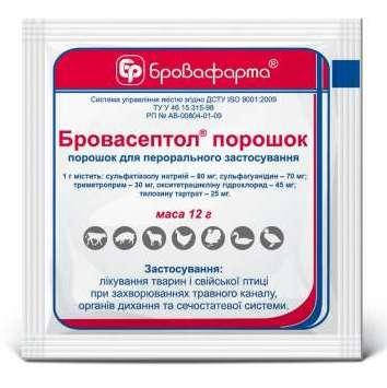 

Бровасептол порошок 12г Бровафарма