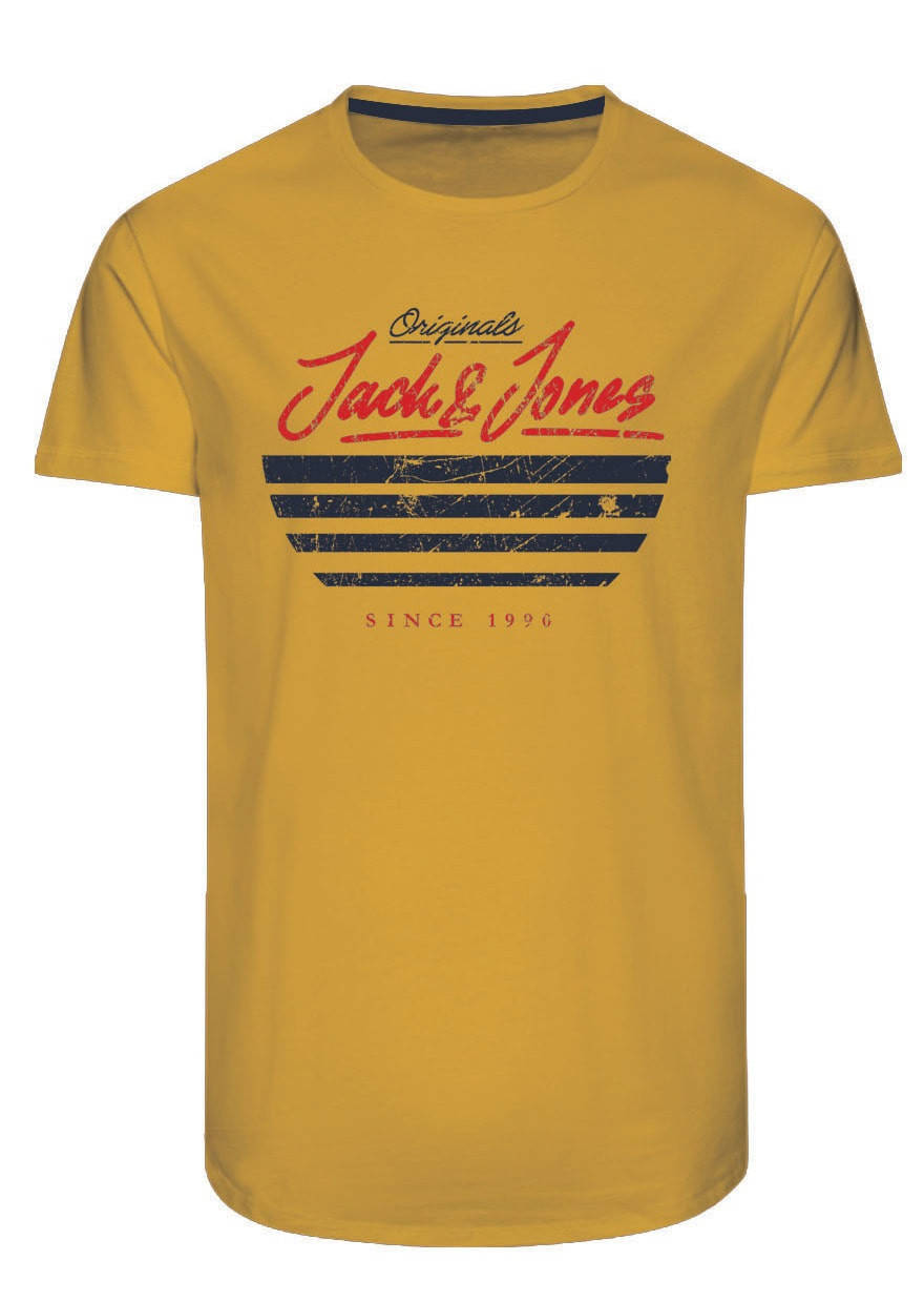 

Футболка мужская Jack & Jones (размер M) желтая