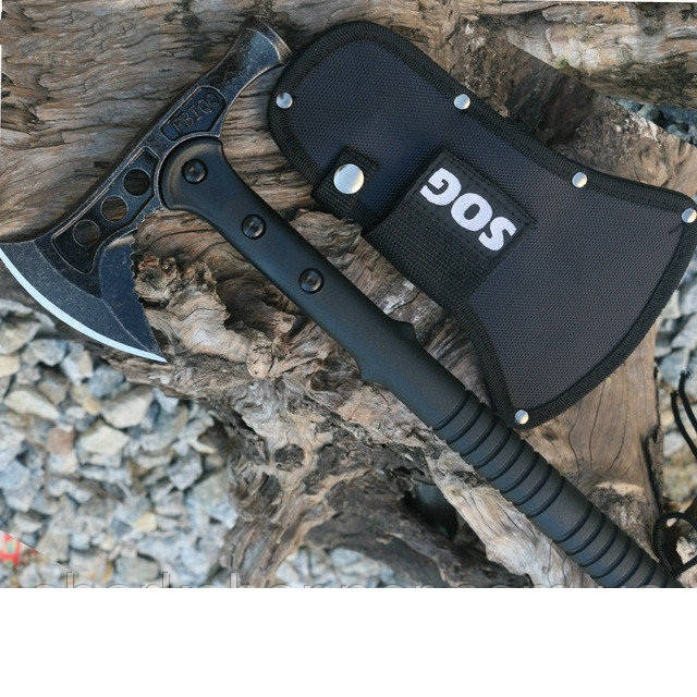 

Топор томагавк SOG FIBQQ, туристический топорик, супер качество, Черный