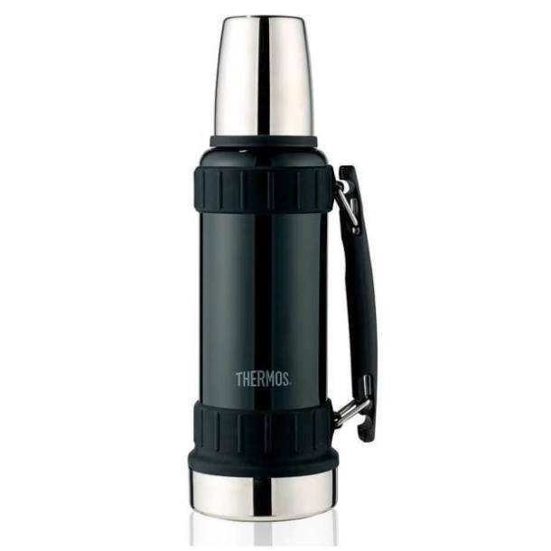 

Термос с ручкой Thermos 1.2 л Work liter svart 180010 чёрный