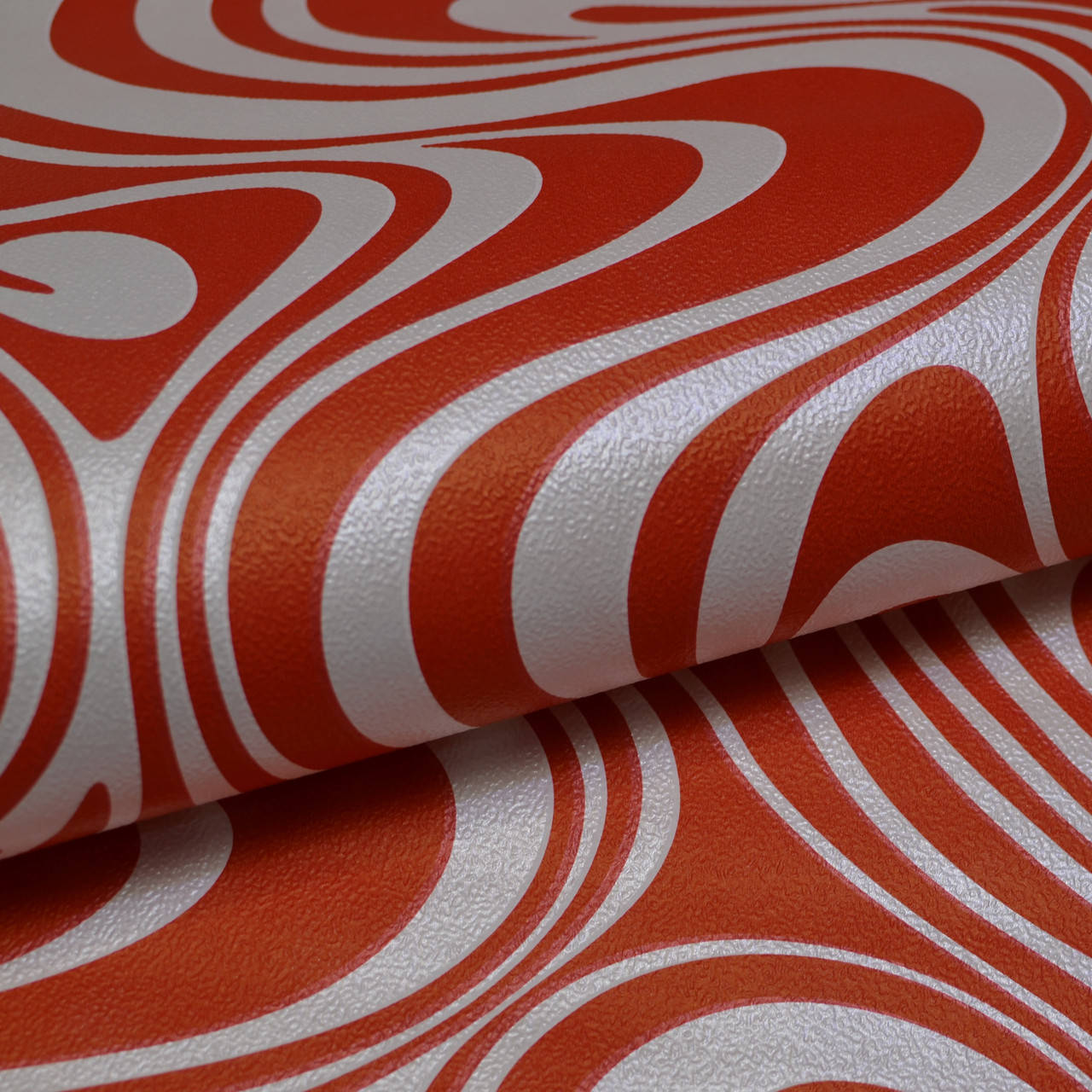 

Современные модные обои для стен бумажные красные абстракция зебра 0,53х10, Красный