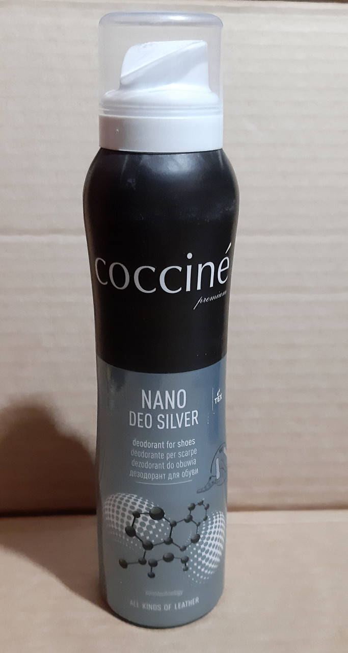 

Дезодорант для обуви Coccine nano deo silver 150 мл.