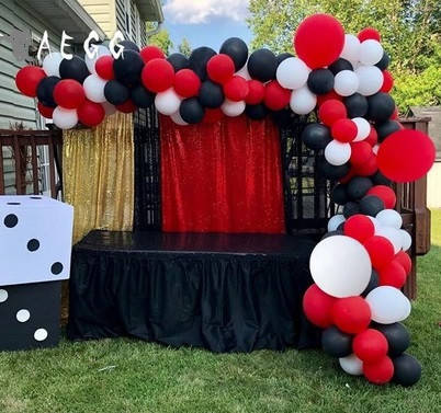 

Гирлянда арка из воздушных шариков для фотозоны ( комплект 123 шт ) 1002