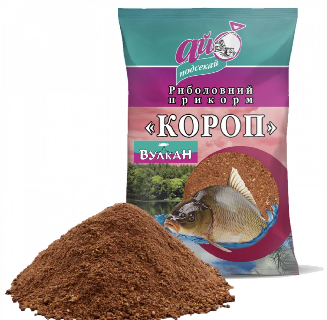 

Прикормка «Ай подсекай». Карп 1000 г Карп-вулкан