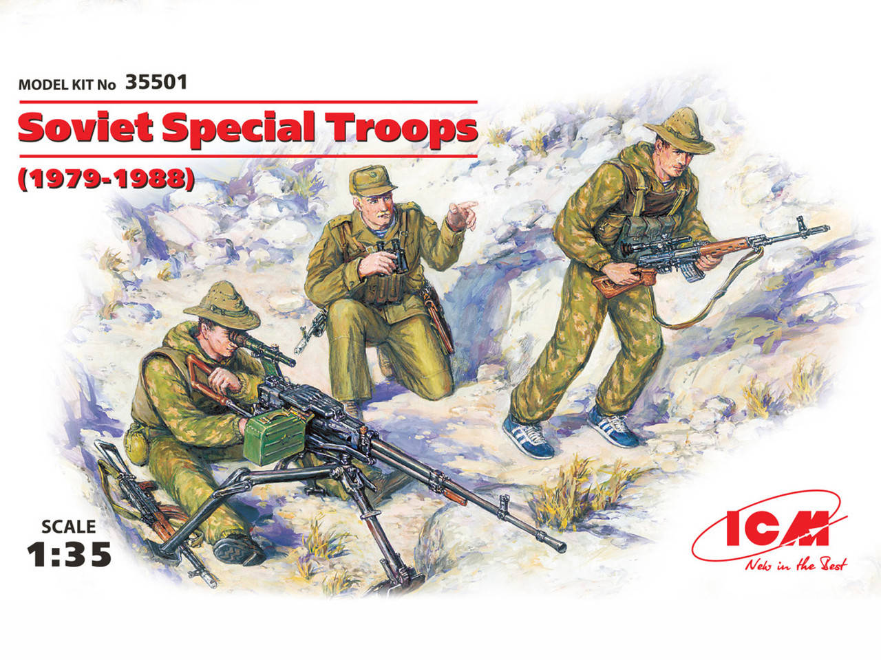 

Советский спецназ в Афганистане 1979-1988 гг. 1/35 ICM 35501