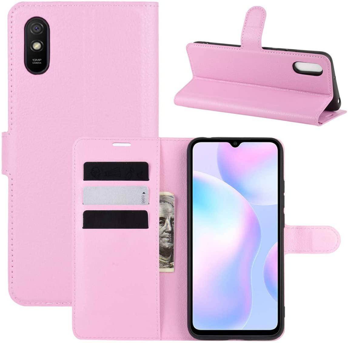 

Чехол IETP для Xiaomi Redmi 9A книжка кожа PU розовый