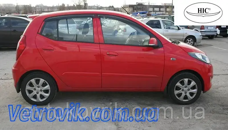 

Ветровики на Хюндай Ай10 2007-2014 Хик накладные