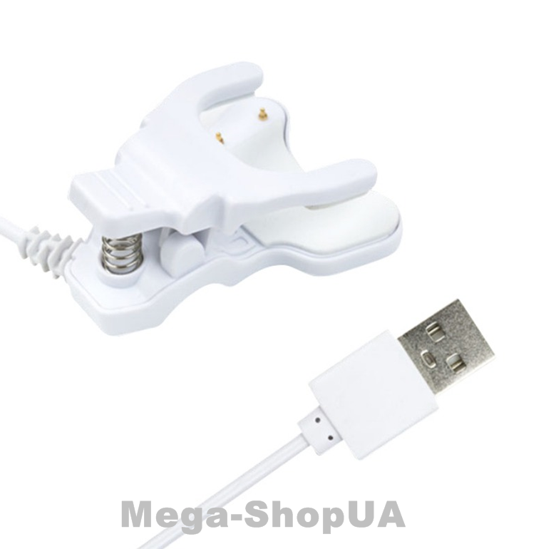 

Зарядный USB кабель прищепка 2Pin / 10mm для смарт-часов. Зарядное зарядка для умных часов фитнес трекера