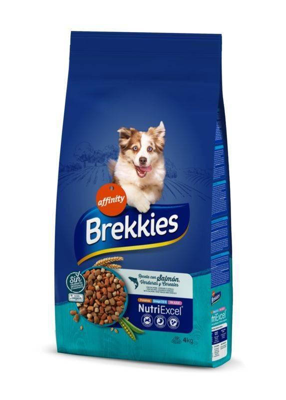 

Brekkies Dog Fish 4 кг - Сухой корм с лососем для взрослых собак различных пород