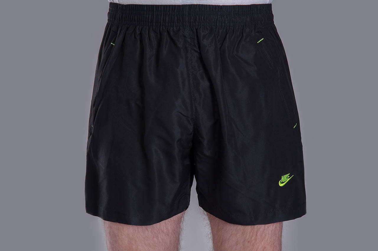 

Чоловічі шорти NIKE (плащівка), чорного кольору, Черный