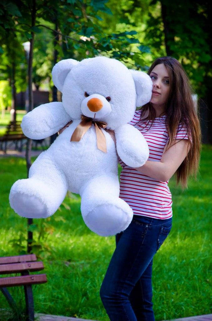 

Мишка Томми 100 см Белый