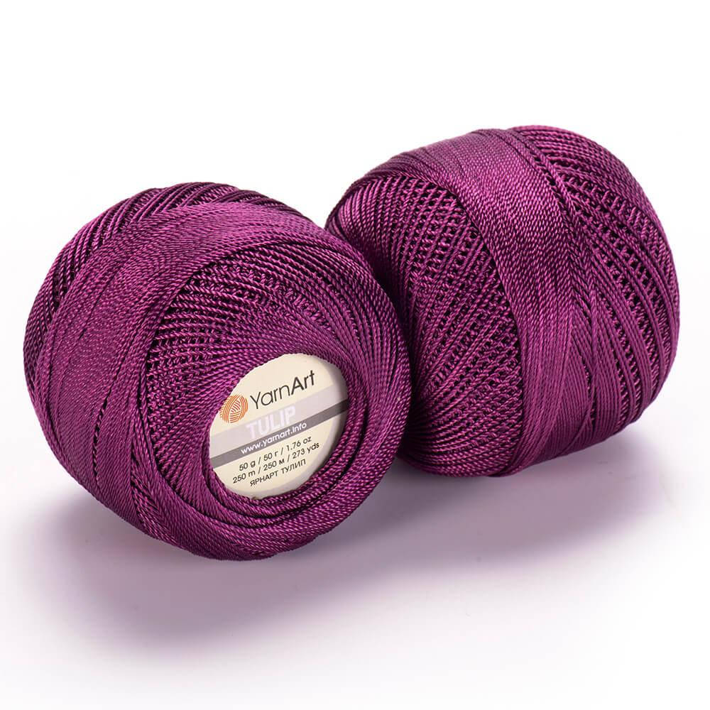 

Yarnart Tulip № 467 баклажан