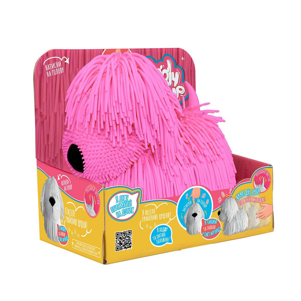 

Интерактивная игрушка Jiggly Pup - Озорной щенок розовый