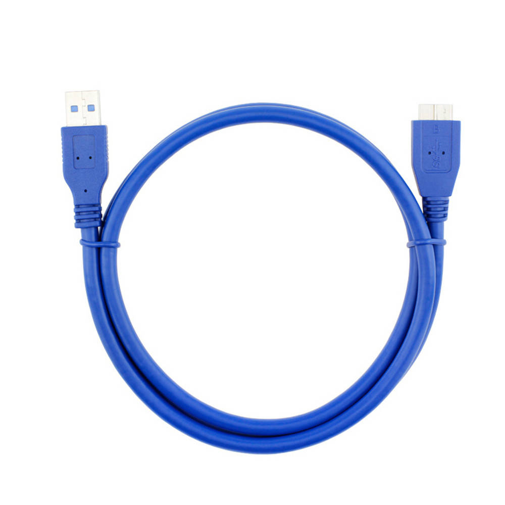 

Кабель Usb 3.0 AM to Micro-B blue 1.0m для жестких дисков, Голубой