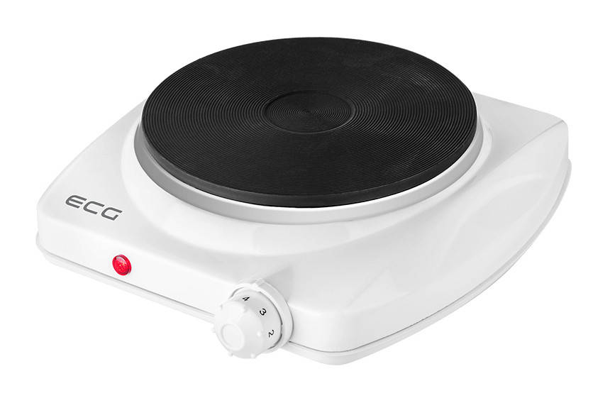 

Электроплита настольная ECG EV 1512 1500 Вт 1 конфорка Чугун Белый