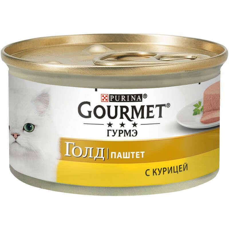 

Gourmet Gold 85 г - Консервированный корм с курицей для взрослых кошек
