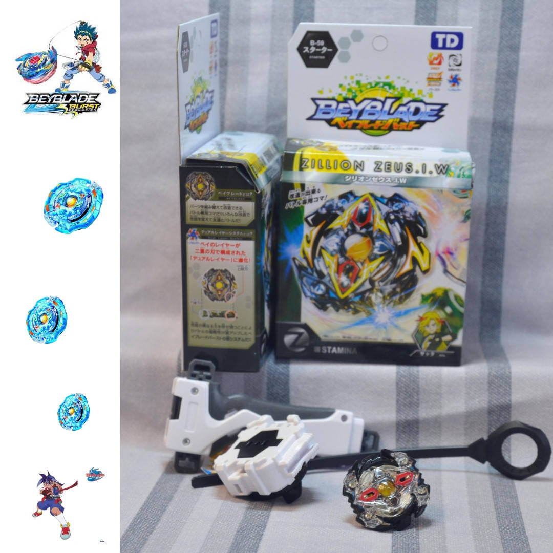

Beyblade. B-59 Zillion Zeus.I.W (ручка+стартер). Бейблейд