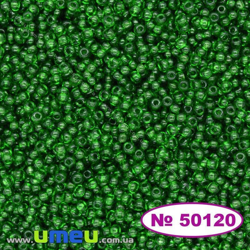 

Бисер чешский 12/0, №50120, Зеленый, Прозрачный, 5 г (BIS-017023)