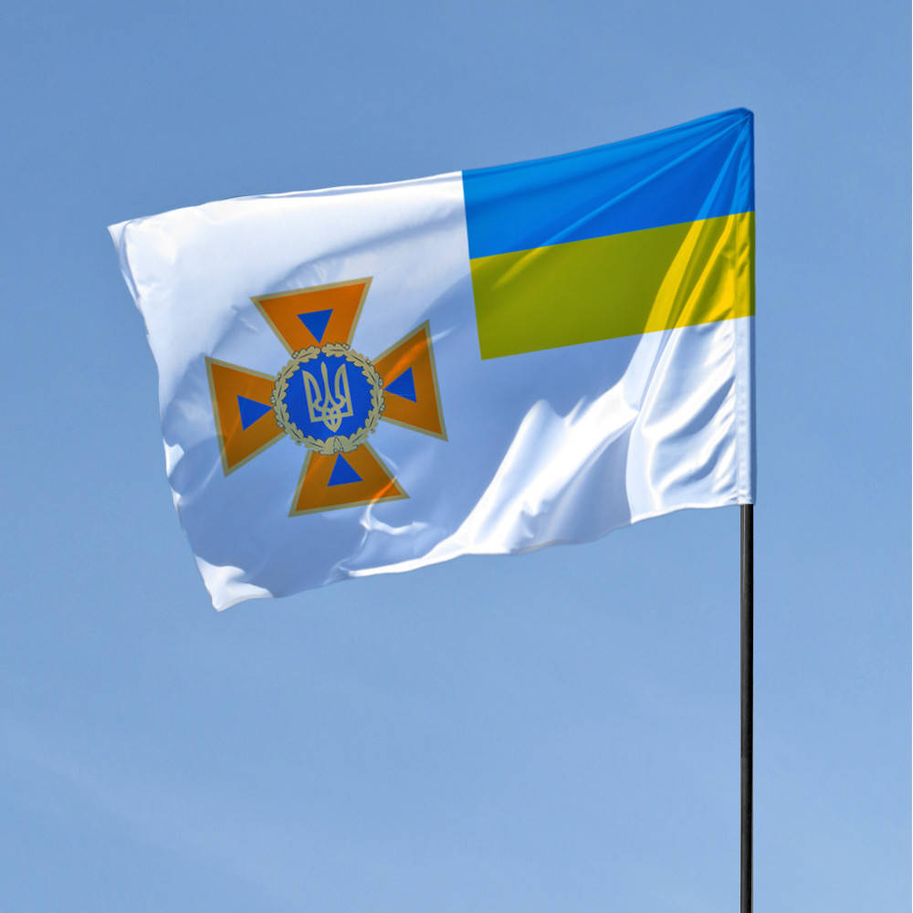 

Флаг ДСНС Украины