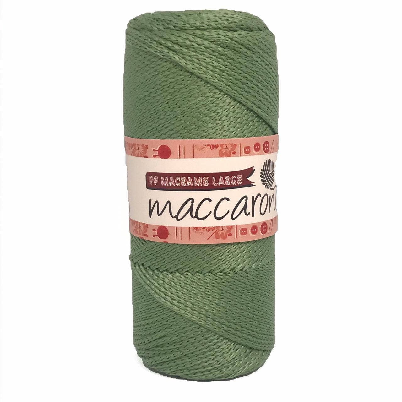 

Полипропиленовый шнур PP Macrame Large Maccaroni, 3 мм ,зеленый, Зелёный