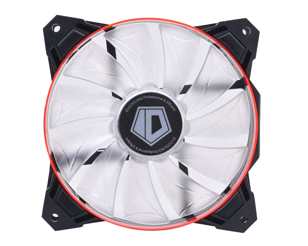 

Вентилятор ID-Cooling SF-12025-R, 120x120x25мм, 4-pin PWM, черный с красным Bulk
