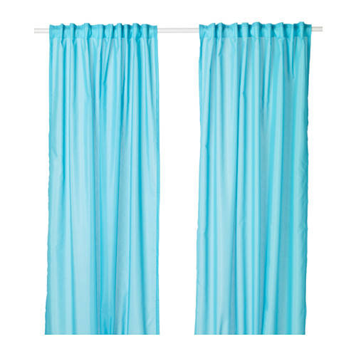 

ВИВАН Гардины, 1 пара, бирюзовый, 145x300 см, 20389330, IKEA, ИКЕА , VIVAN