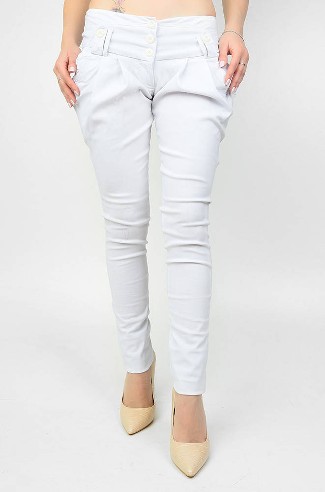 

Штаны женские белые Уценка ACG 139959M, Белый