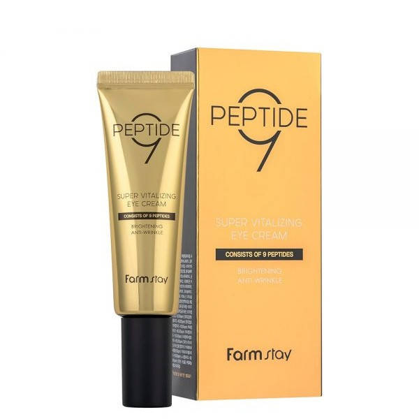 

Антивозрастной крем для век с пептидами FarmStay Peptide 9 Super Vitalizing Eye Cream