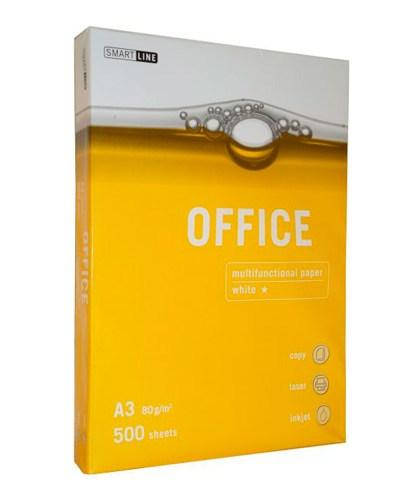 

Бумага офисная А3 Smart Line OFFICE, 500 л., Белый