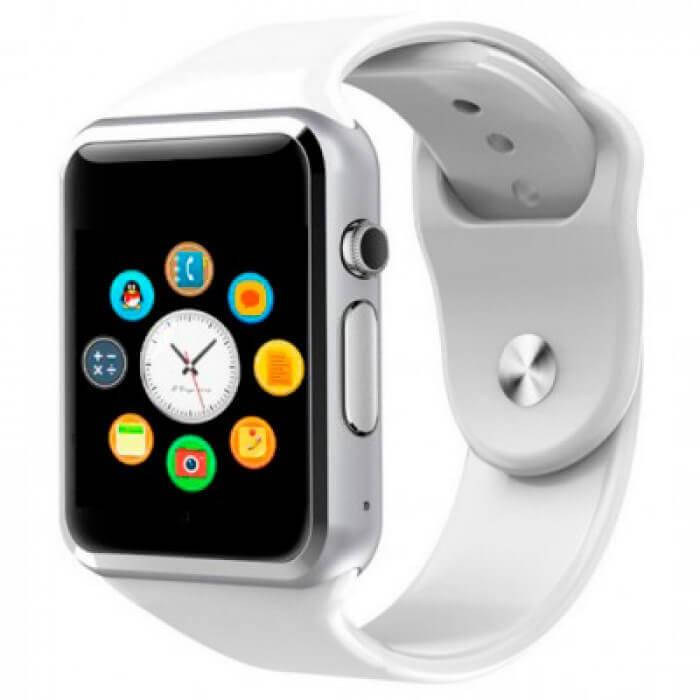 

Сенсорные смарт часы А1 Smart Watch A1 со слотом под SIM карту Умные часы белые