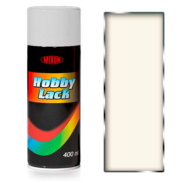 

Аэрозольная акриловая краска Mixon Hobby Lack. 400 мл. Кремово-белая 230