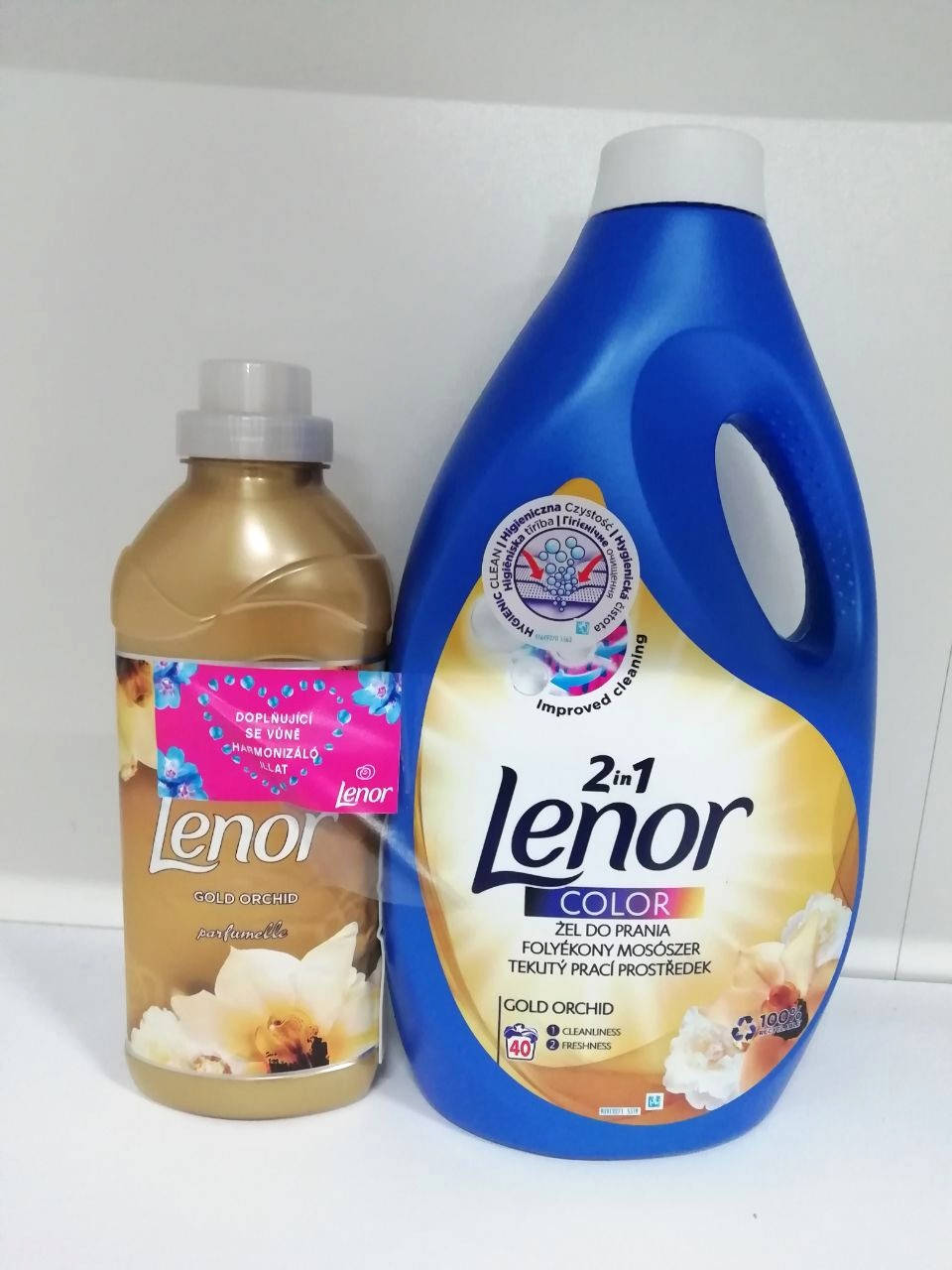

Набор гель для стирки + ополаскеватель LENOR
