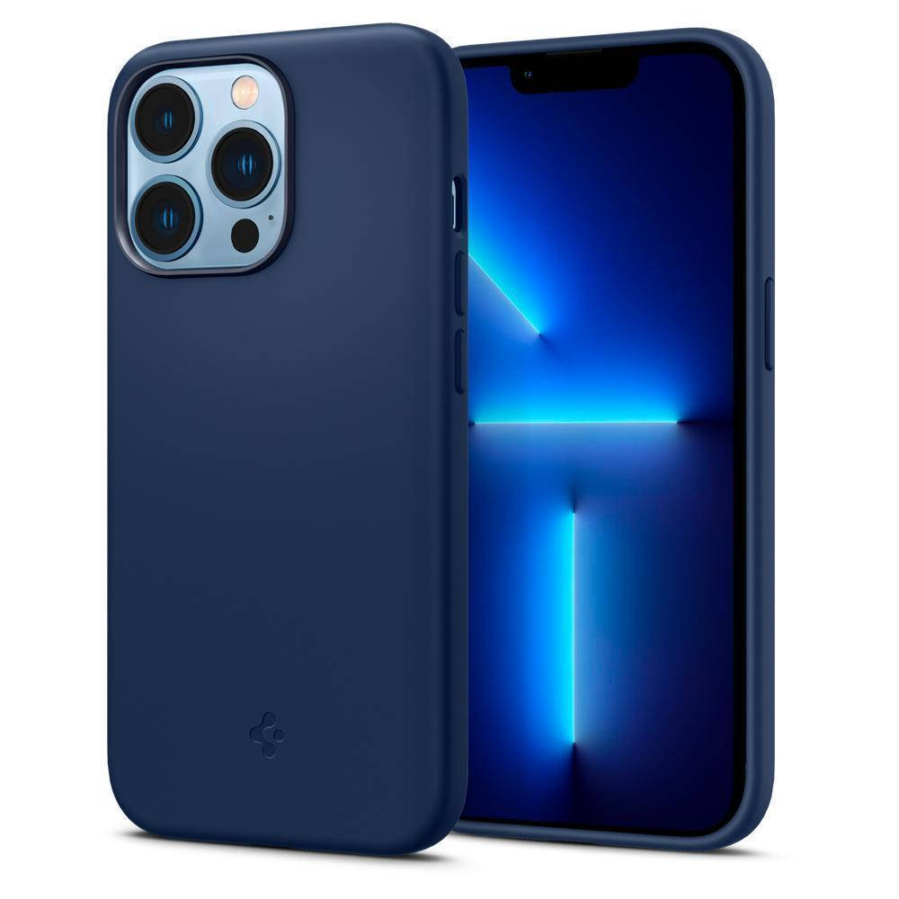 

Чехол Spigen Silicone FIt для iPhone 13 Pro Navy Blue (ACS03285), Синий