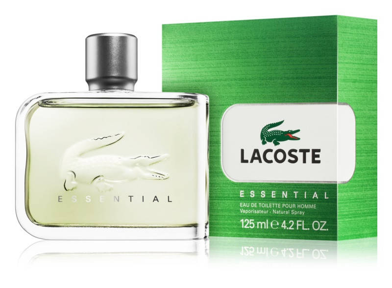 

Мужская туалетная вода Lacoste Essential 125ml мужские духи парфюм зелёная Лакоста Эссеншиал