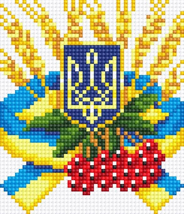 

Алмазная вышивка АВ 5094 Герб (полная зашивка)