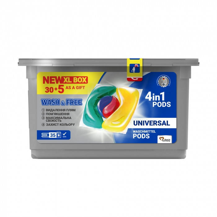 

Wash&Free Капсули 35шт 720498
